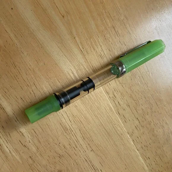 Fountain Pen Bundle: TWSBI Eco Glow Green (EF) and Pilot Brown Kakuno (F - Picture 3 of 5